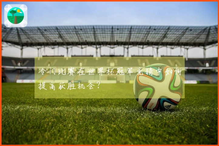 冷门比赛在世界杯冠军竞猜中如何提高获胜机会？